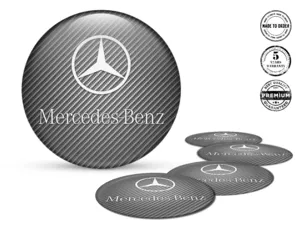 Mercedes Radaufkleber Ausgabe Luxusgewölbte Logos